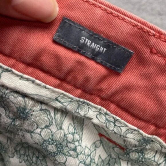 Bonobos‎ Men's Tailored Stretch Chinos Size 34 x 32 Pink Pockets - Picture 10 of 16